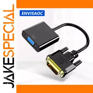 DVI to VGA Converter Adapter, 1920x1080 at 60Hz