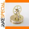 Low-Temperature Stirling Engine Model in Gold Finish