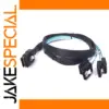 Server SAS SATA Cable 1m with SFF-8087 & SATA Connectors