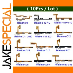 Set of 10 Flex Cables for Realme & Oppo Phones
