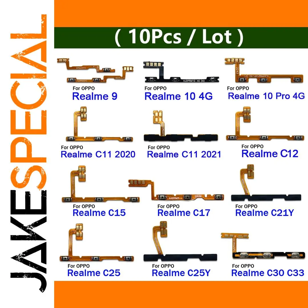 Set of 10 Flex Cables for Realme & Oppo Phones 1 Set of 10 Flex Cables for Realme & Oppo Phones
