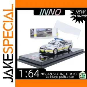 Nissan Skyline GTR R33 Police Miniature Model