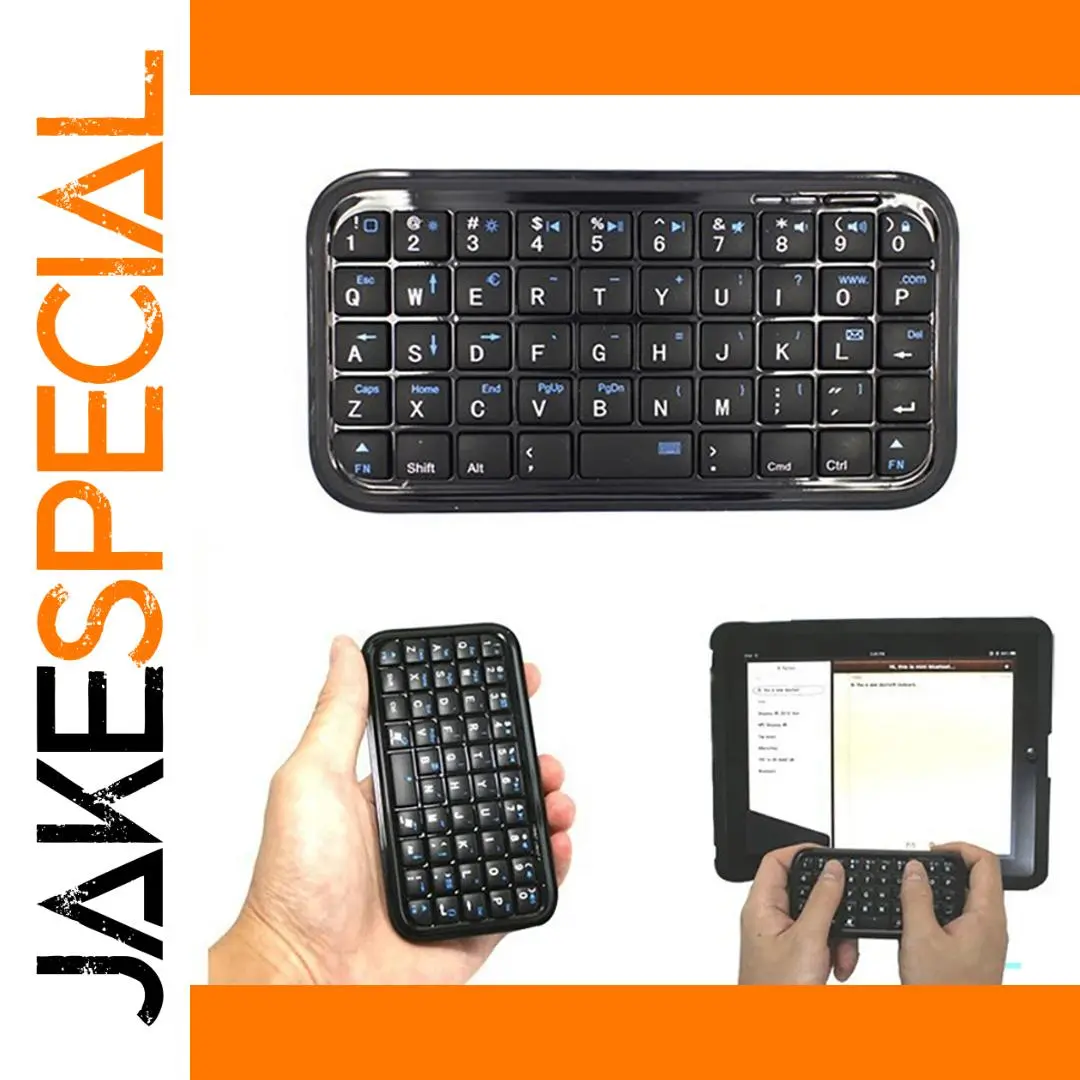 Black Wireless Bluetooth Mini Keyboard 1 Black Wireless Bluetooth Mini Keyboard