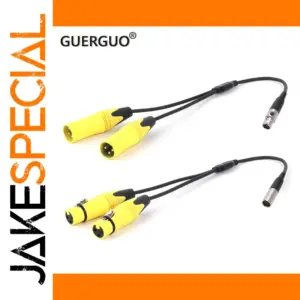 Mini XLR to Dual XLR Audio Cable, Various Lengths