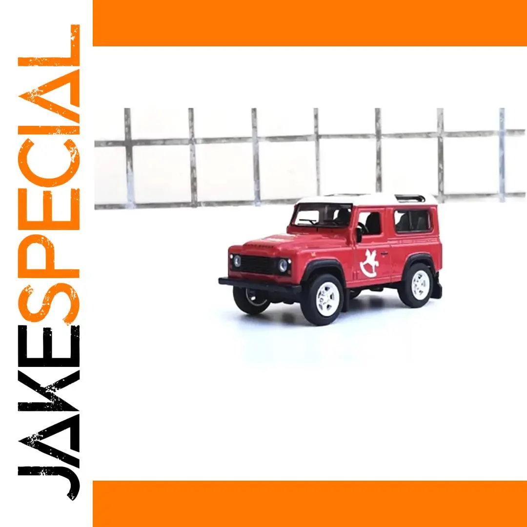 Rugged Red Defender Diecast Car Model 1 Rugged Red Defender Diecast Car Model