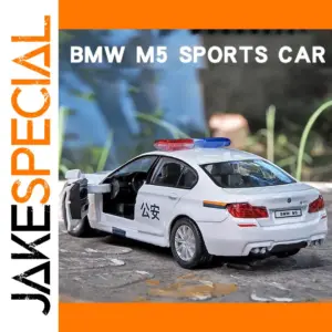 Detailed 1/36 Diecast Police Car Model