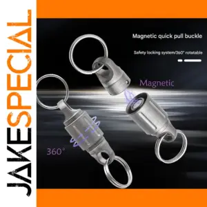 Titanium Magnetic Quick-Release Keychain