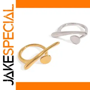 Modern Geometric Stainless Steel Ring