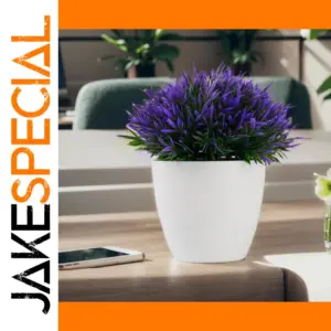 Artificial Purple Grass Ball Ornament