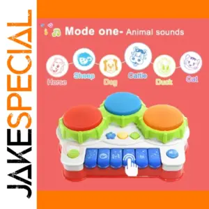 Vibrant Children's Electronic Drum Set for Kids