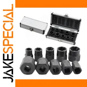 Heavy-Duty Damaged Bolt & Nut Extractor Set