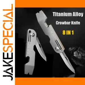 Titanium Outdoor Multi-Tool with Multiple Functions