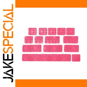 Pink Anti-Slip Keyboard Keycap Stickers Set