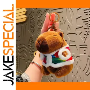 Cute Capybara Plush Keychain for Bags and Keys