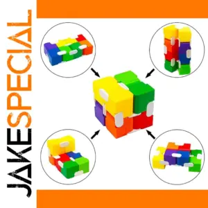 Vibrant 2x2x2 Color Puzzle Cube for Stress Relief