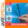 Miniature Utility Poles for Dioramas and Models