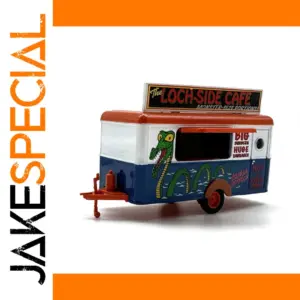 Vibrant Lakeside Cafe Diecast Model