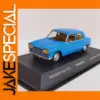 Vintage Blue 1975 Peugeot 204 Diecast Miniature