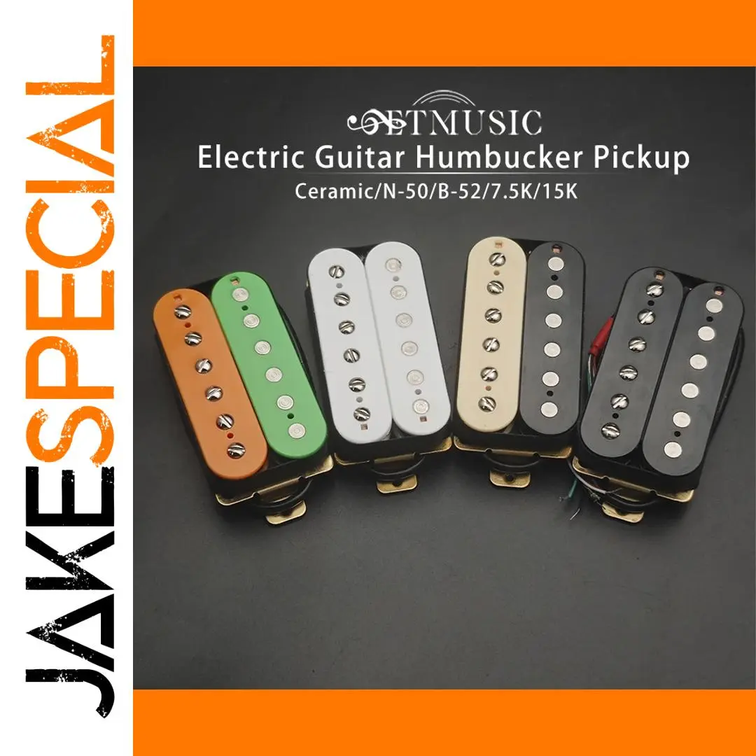 Colorful Dual-Coil Humbucker Pickup for Guitar 1 Colorful Dual-Coil Humbucker Pickup for Guitar