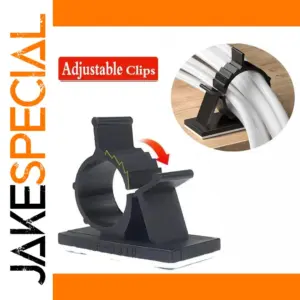 Adjustable Cable Organizer Clips Set