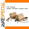 European Wooden Granary Model Kit 1/72