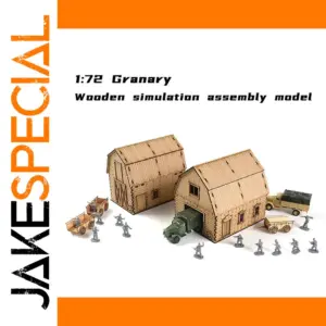 European Wooden Granary Model Kit 1/72