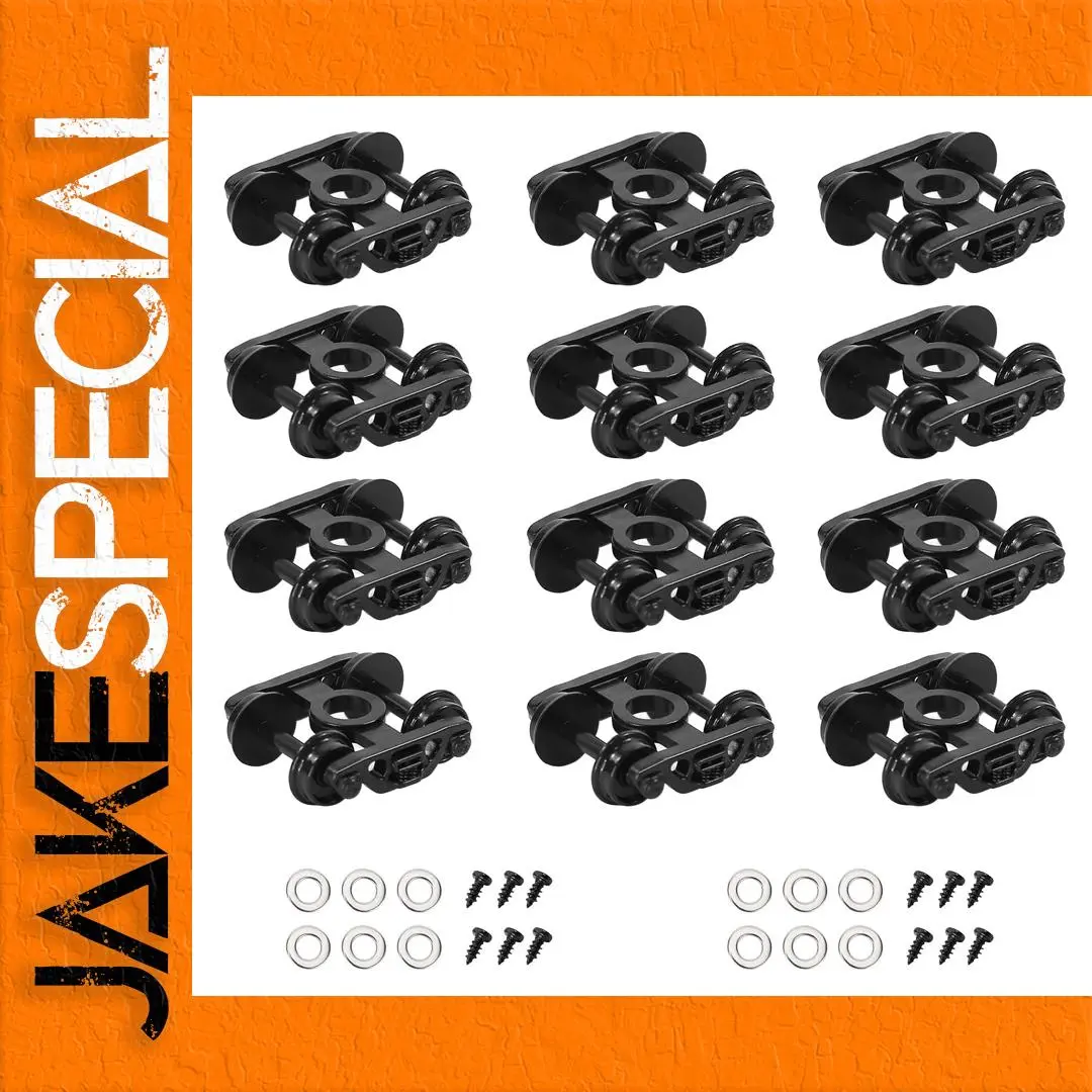Evemodel N Scale 1:160 Bogies Set of 12/24 1 Evemodel N Scale 1:160 Bogies Set of 12/24