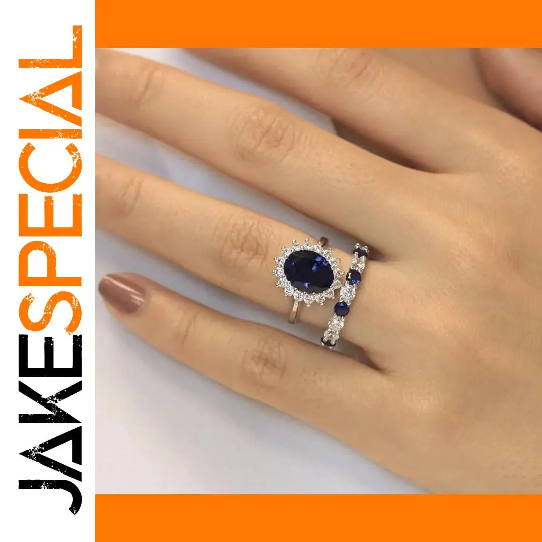 Silver Flower Ring Set with Zircon Stones 1 Silver Flower Ring Set with Zircon Stones