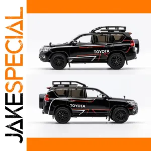 Black Land Cruiser Prado 150 Diecast Model 1:64 Scale