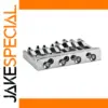 Chrome 4-String Electric Bass Bridge
