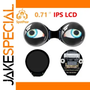 0.71-inch Round IPS LCD Display Module