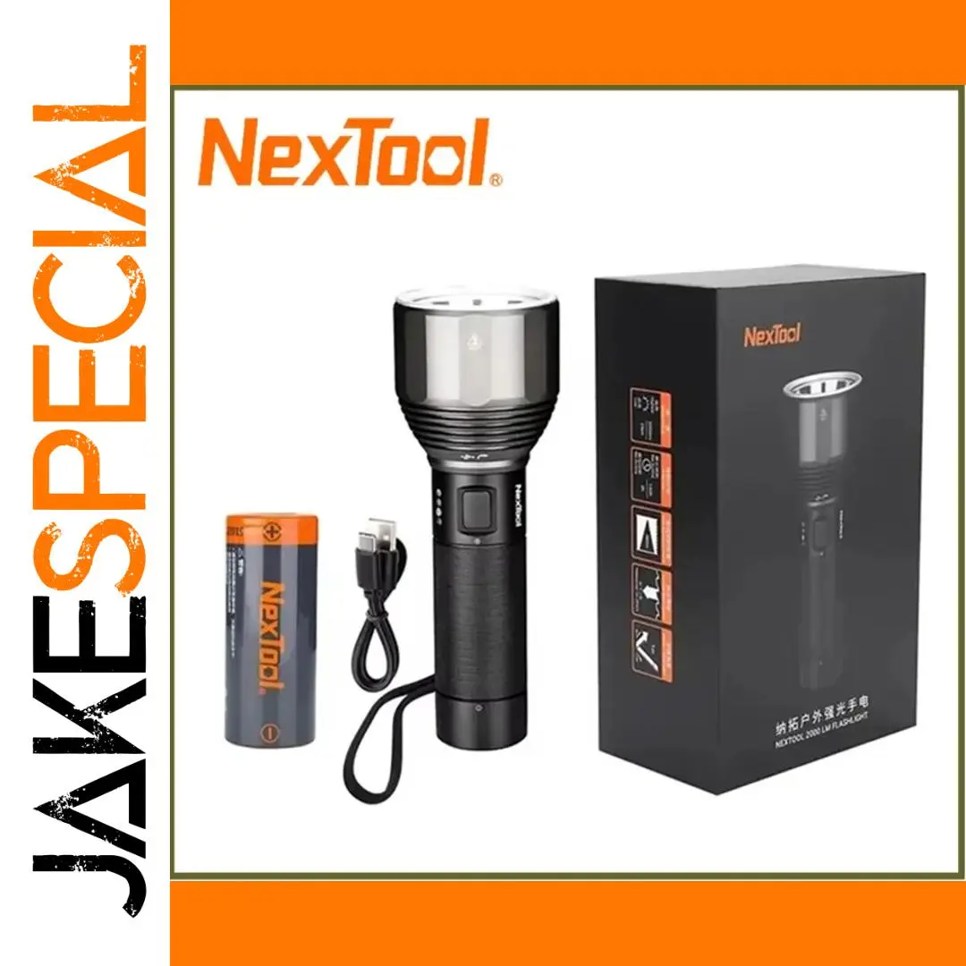 NexTool 2000-Lumen Outdoor LED Flashlight 1 NexTool 2000-Lumen Outdoor LED Flashlight