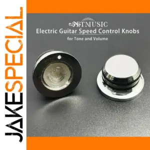 Chrome Guitar Speed Control Knobs Set of 10