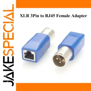XLR 3Pin to RJ45 Professional Adapter