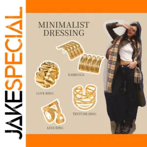 Gold Stainless Steel Women's Jewelry Set