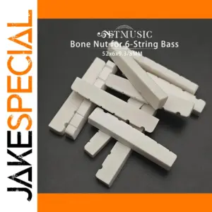 Premium Cattle Bone Nut Set for 6-String Bass