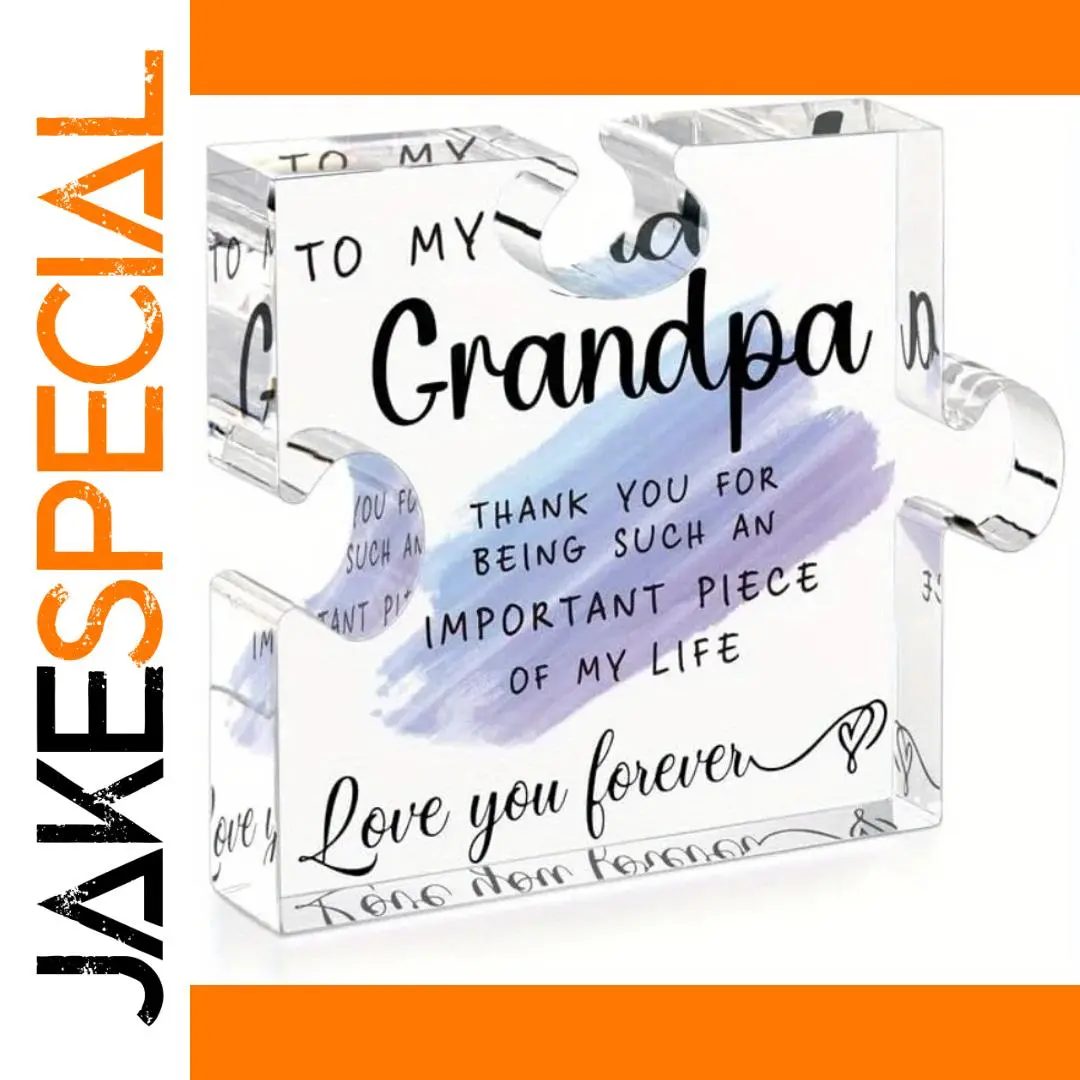 Acrylic Puzzle Gift for Grandpa 1 Acrylic Puzzle Gift for Grandpa