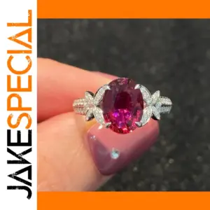 Gold Butterfly Ring with Zircon Inlay