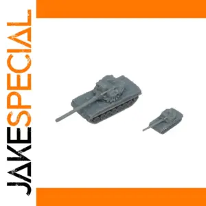 Uncolored Resin Military Tank Set for DIY Modeling