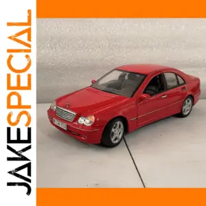 Red Mercedes-Benz C-Class 1/18 Model