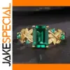 Elegant Green Zirconia Women’s Ring