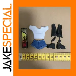 1/12 Gynoid Figma Casual Outfit and Boots Set