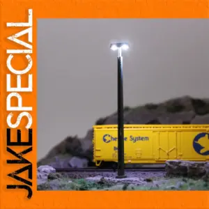 N Scale Streetlamp Set with White LEDs