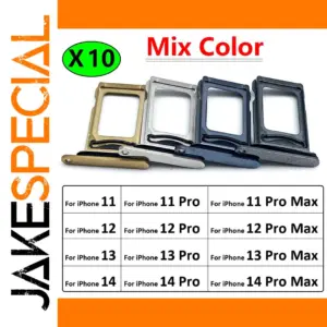 Colorful Dual SIM Card Trays for iPhone Series