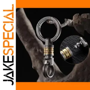 Titanium Keychain with Disassembly Mechanism