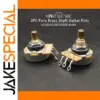 Set of Brass Shaft Guitar Potentiometers
