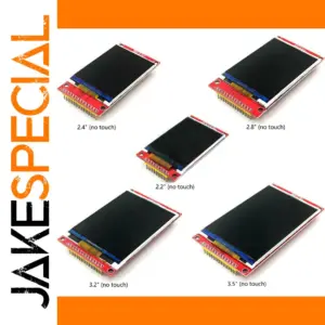 Color TFT LCD Display Modules 2.2-3.5 inch for Microcontrollers