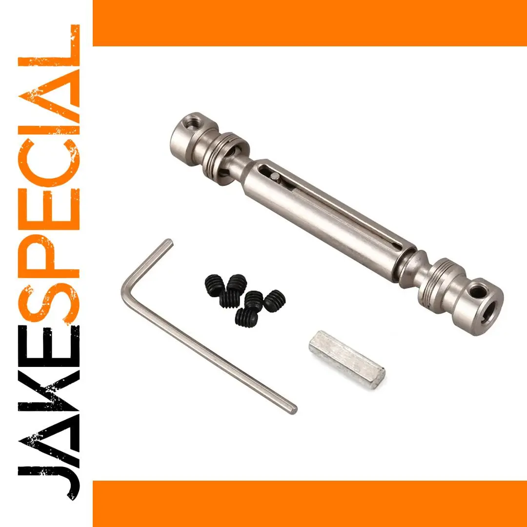 Silver RC Rear Drive Shaft for 1/12 Scale Vehicles 1 Silver RC Rear Drive Shaft for 1/12 Scale Vehicles