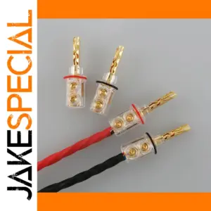 Gold-Plated BFA Banana Plugs for Speakers