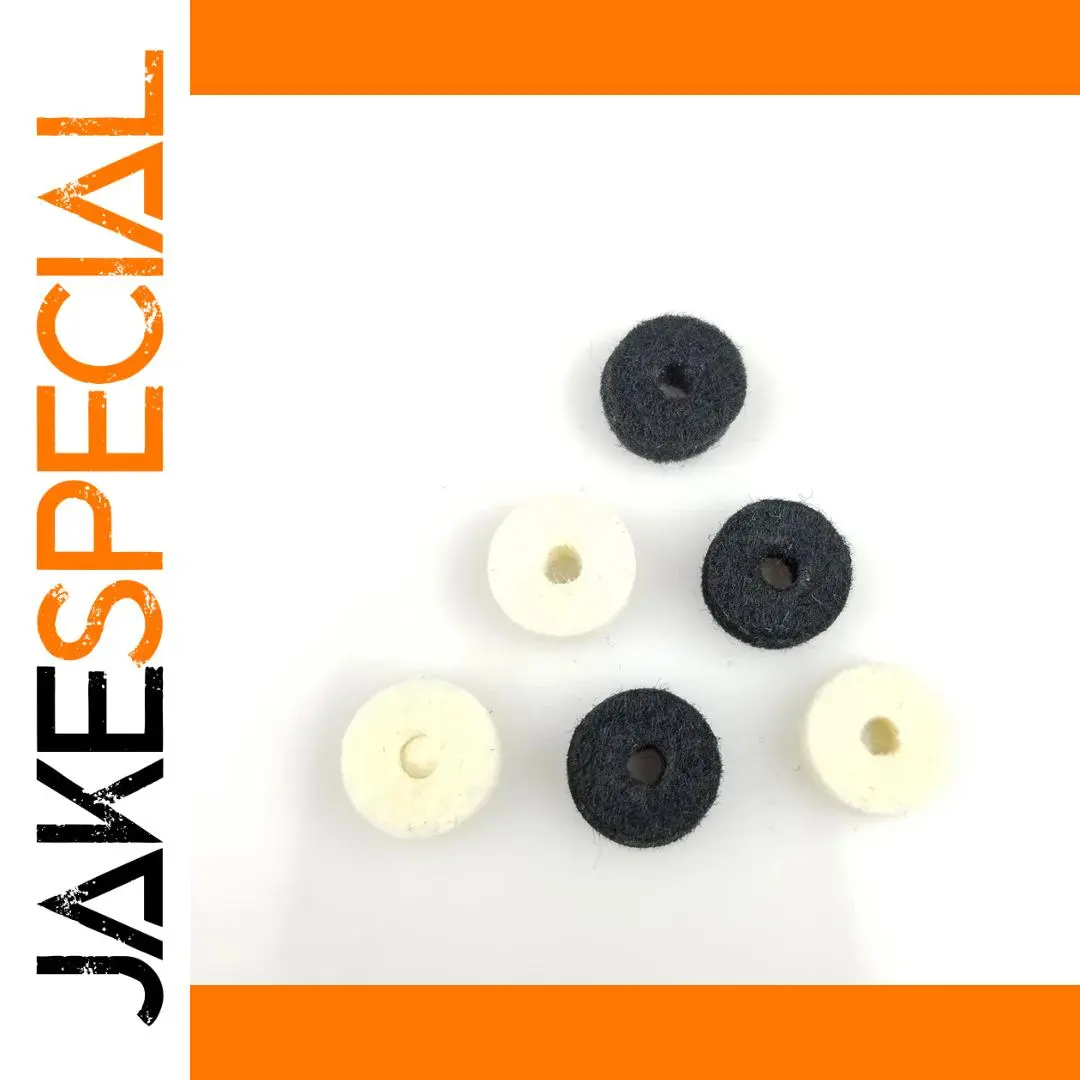 Guitar and Bass Strap Felt Washers Set 1 Guitar and Bass Strap Felt Washers Set